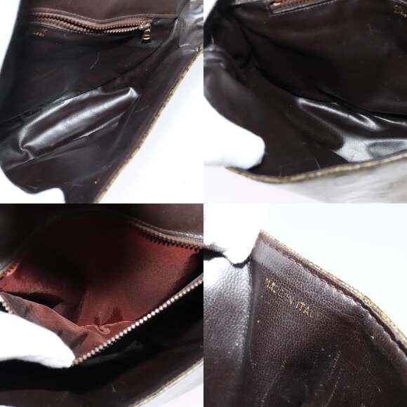 CELINE C Sulky Shoulder Bag Pvc Beige Gold - Picture 12 of 12